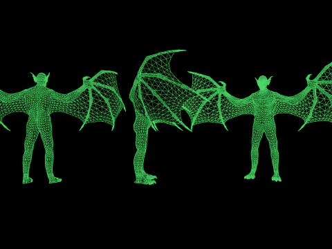 ヴァンパイアモンスター 3Dモデル