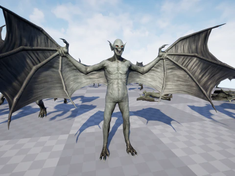 ヴァンパイアモンスター 3Dモデル