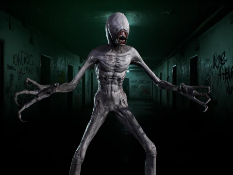 Mostro da incubo Modello 3D