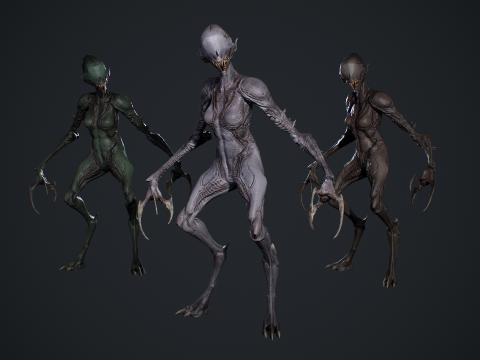 Monster 6 3D Model