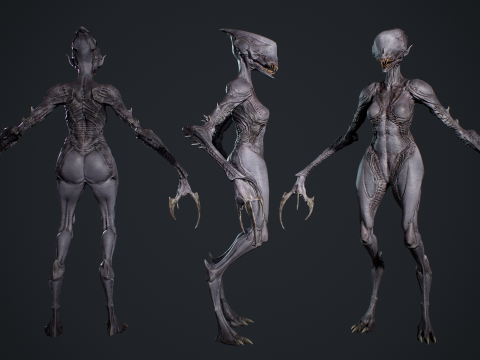 Monster 6 3D Model