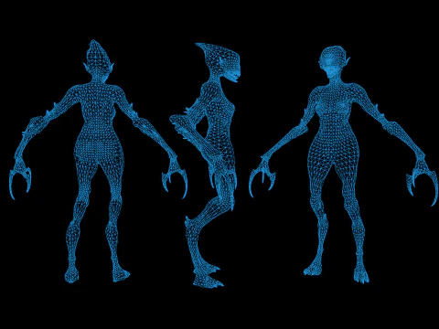 怪物6 3D 模型