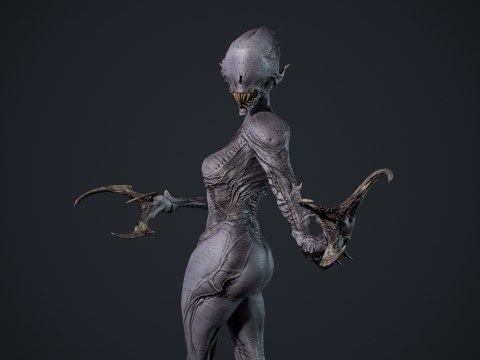 Monster 6 3D Model