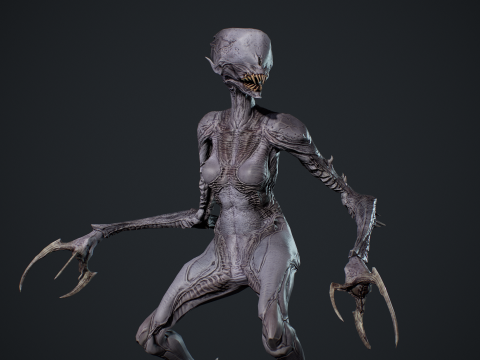 Monster 6 3D Model