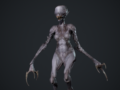 Monster 6 3D Model