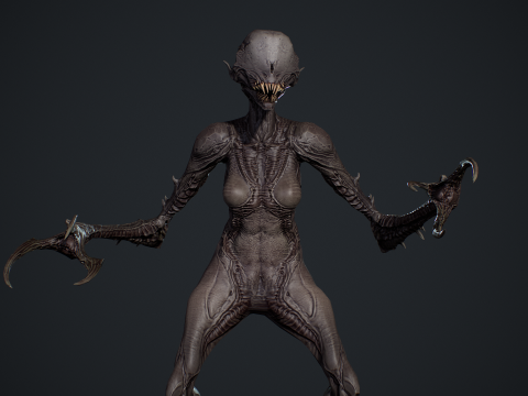 Monster 6 3D Model
