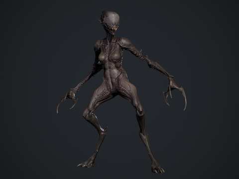 Monster 6 3D Model