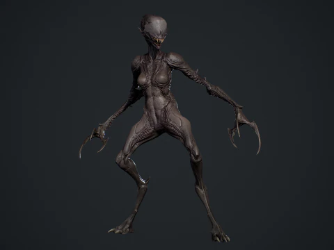 怪物6 3D 模型
