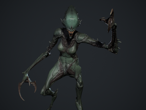 Monster 6 3D Model