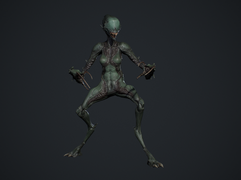 Monster 6 3D Model