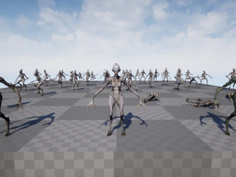 怪物6 3D 模型