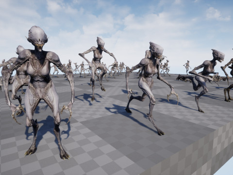 Monster 6 3D Model