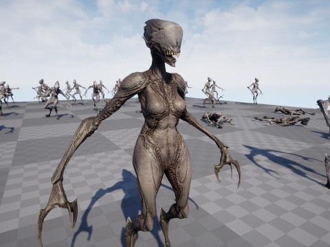 Monster 6 3D Model