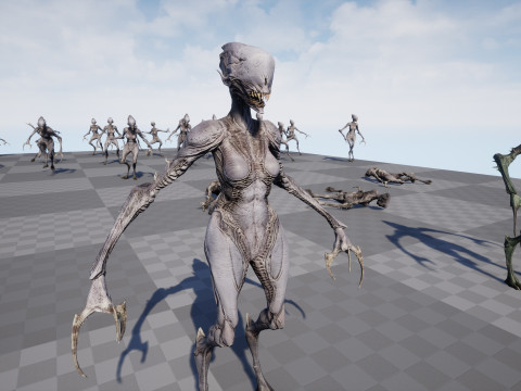 Monster 6 3D Model