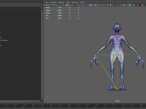 Monster 6 3D Model
