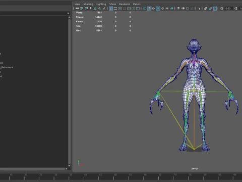 怪物6 3D 模型