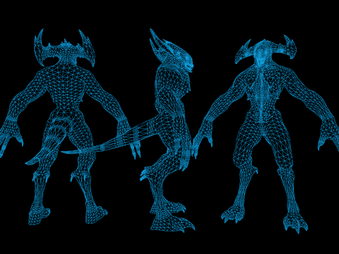 Demon Character 3 3Dモデル