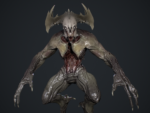 Demon Character 3 3Dモデル
