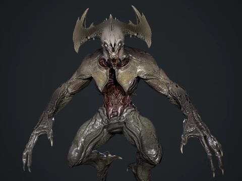 Demon Character 3 3D Model