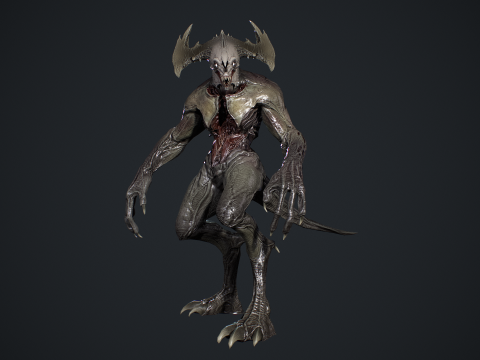Demon Character 3 3Dモデル