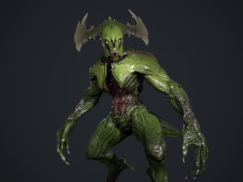Demon Character 3 3Dモデル