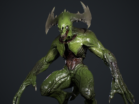 Demon Character 3 3Dモデル