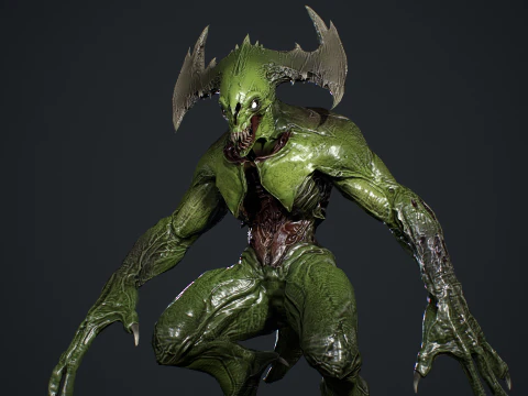 Demon Character 3 3D Model