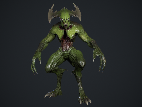 Demon Character 3 3Dモデル