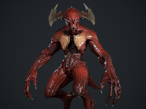 Demon Character 3 3Dモデル