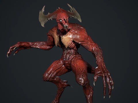 Demon Character 3 3D Model
