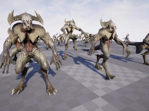Demon Character 3 3D Model