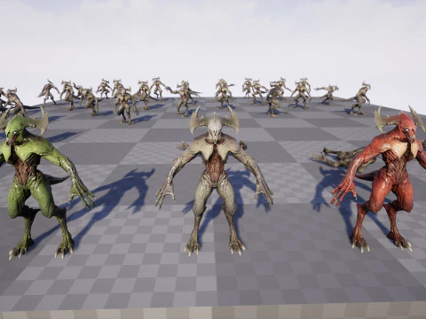 Demon Character 3 3D Model