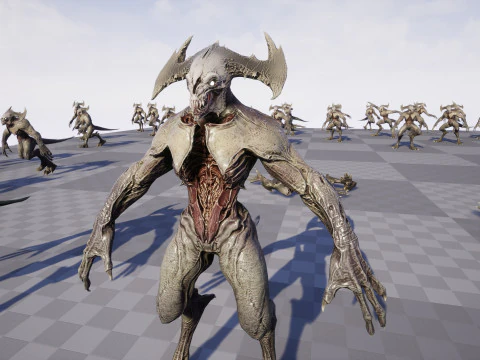 Demon Character 3 3D Model