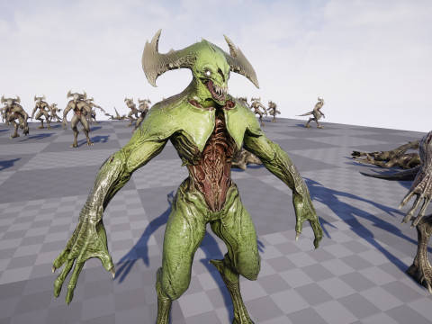 Demon Character 3 3Dモデル