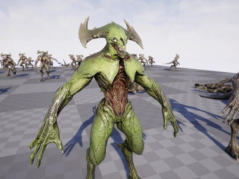 Demon Character 3 3D Model