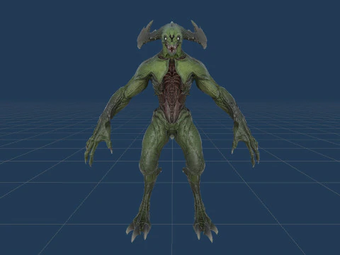 Demon Character 3 3D Model