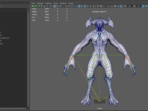 Demon Character 3 3Dモデル