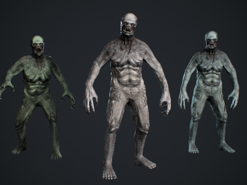 Nightmare Monster 2 3D Model