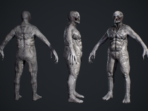 Nightmare Monster 2 3D Model