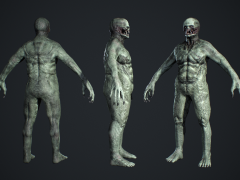 Nightmare Monster 2 3D Model