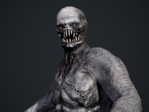 Nightmare Monster 2 3D Model