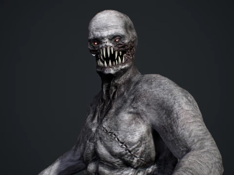 Nightmare Monster 2 3D Model