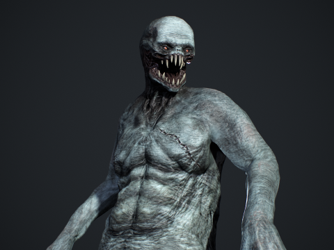 Nightmare Monster 2 3D Model