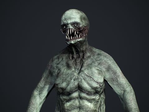 Nightmare Monster 2 3D Model