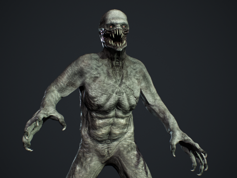 Nightmare Monster 2 3D Model