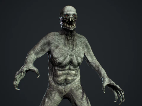Nightmare Monster 2 3D Model