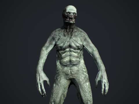 Nightmare Monster 2 3D Model