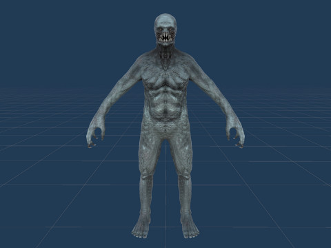 Nightmare Monster 2 3D Model