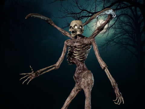 Nightmare Monster 3 3D Model