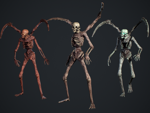 Nightmare Monster 3 Model 3D